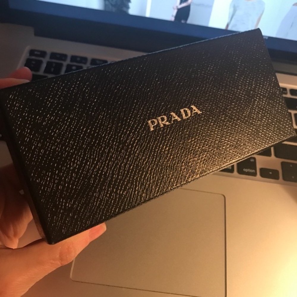 PRADA New sunglasses case black gift box large OS - Picture 9 of 10